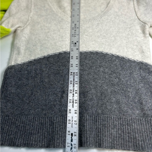 Free People FP Beach Merino Wool Color Block Scoopneck Sweater Size Medium - Picture 6 of 9